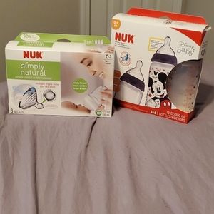 Brand new in box Nuk 🍼 bottles tall and short